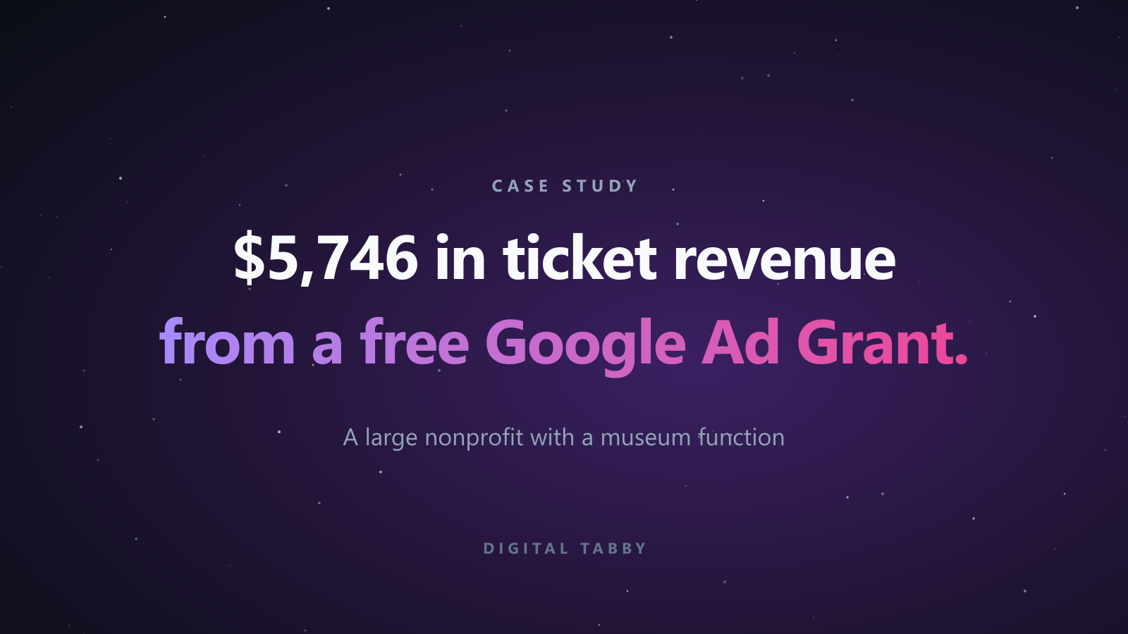 A large nonprofit with a museum function case study